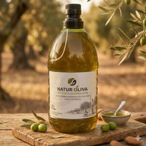 Aceite de Oliva Natural 2L Natur Oliva - AOVE de Agricultura Ecológica y Sostenible de Toledo